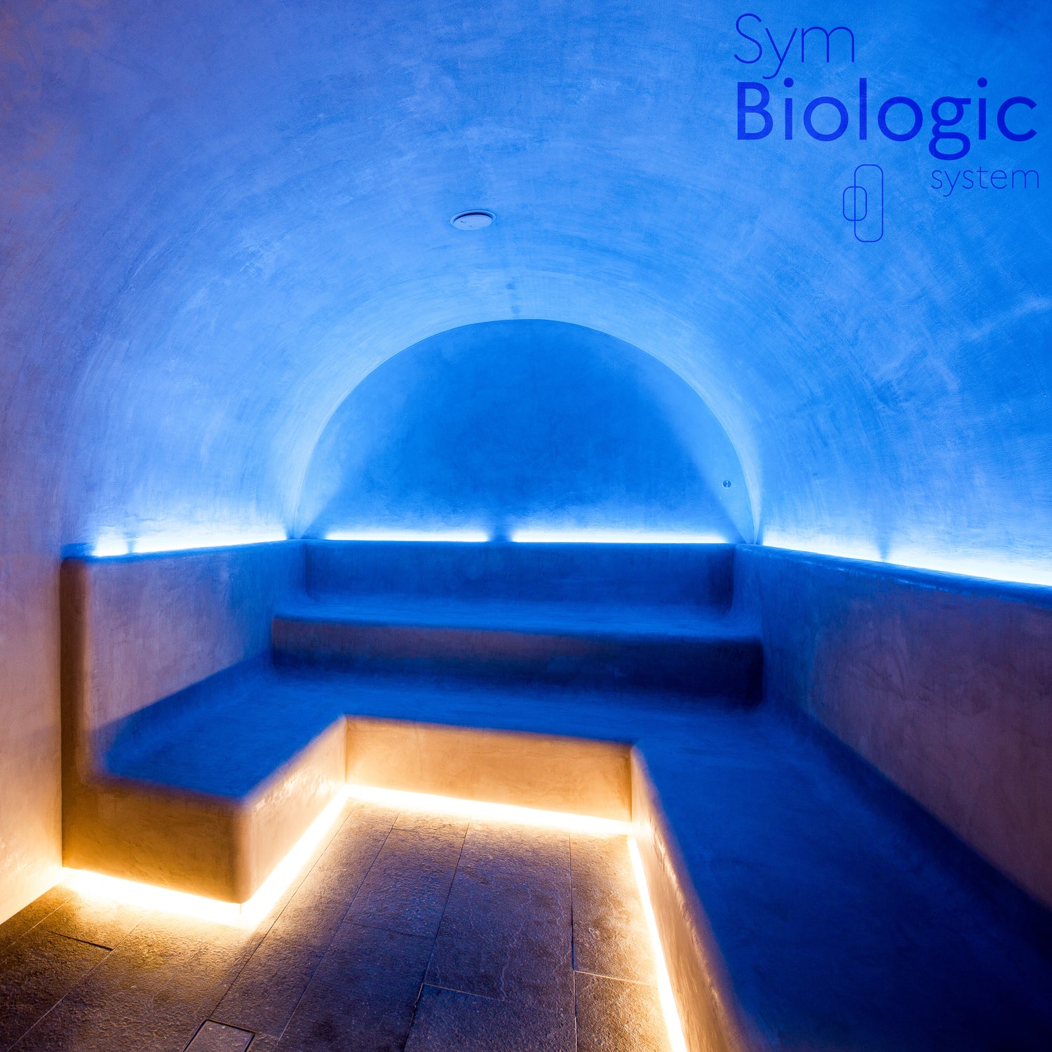 Image showcasing a spa salt cave, where walls of natural salt crystals create a unique and therapeutic environment for relaxation and health benefits.